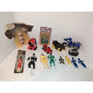Lot Vintage Power Rangers Toys Figures Collectible Rare
